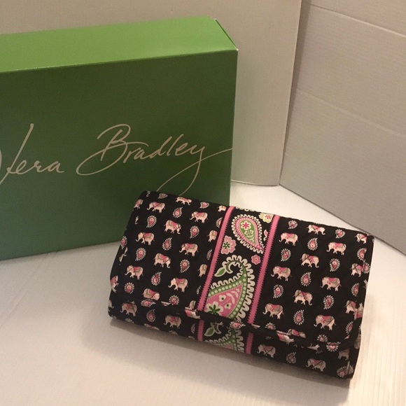NWT Vera Bradley Pink Elephant CD/DVD  Holder -case VERY RARE!! - Picture 1 of 8